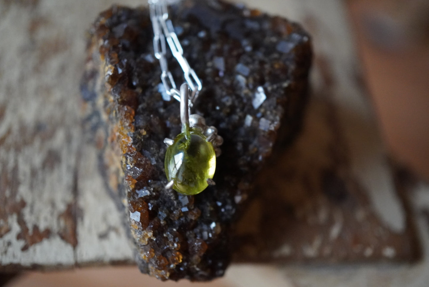 スフェーンのペンダントトップ