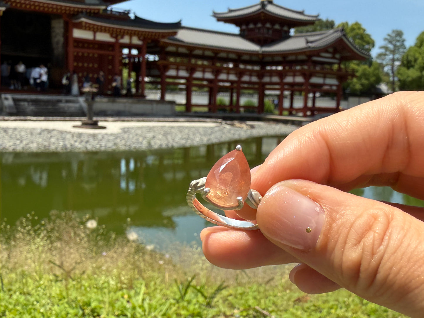 銀の指環『焔花』