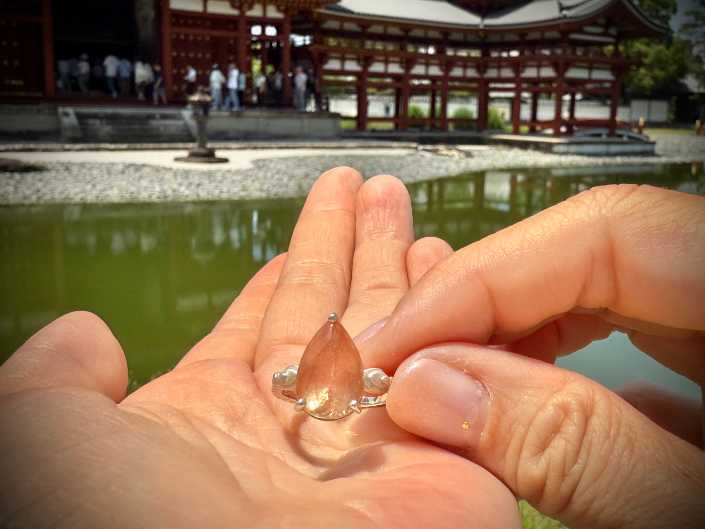 銀の指環『焔花』